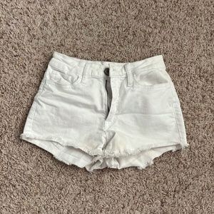 White High Rise Shorts - size 1